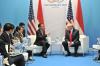 Jokowi Doakan Kesembuhan untuk Donald Trump (foto humas edi-setkab)
