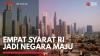 Empat Syarat RI Jadi Negara Maju,(Sumber: IDX CHANNEL)