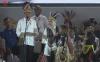 Presiden Jokowi menghadiri Puncak Peringatan Hari Anak Nasional di Jayapura, Papua. (Setkab)