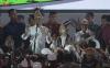 Presiden Jokowi dan Ibu Negara Iriana memberikan kuis kepada anak-anak. Salah satunya kuisnya terkait Pancasila. (Setkab)