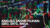 Analisis Saham Pilihan: SIDO, SRTG, BNGA,(Sumber: IDX CHANNEL)