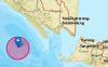 Gempa bumi dengan kekuatan Magnitudo 5,3 mengguncang Pesisir Barat, Lampung. (BMKG)
