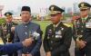 Kepala Staff Garnisun Tetap 1 Jakarta, Brijen TNI Edi Saputra memaparkan kirab bendera pusaka merah putih dari Monas ke IKN, Kaltim (MNC Media)