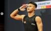 Lifter Indonesia, Rizki Juniansyah meraih medali emas di cabang olahraga angkat besi nomor 73 kg putra Olimpiade Paris 2024. (Foto: MNC Media)
