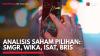 Analisis Saham Pilihan: SMGR, WIKA, ISAT, BRIS, (Sumber: IDX CHANNEL)