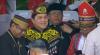 Erick Thohir dan Luhut Pandjaitan Kompak Kenakan Baju Adat Dayak saat HUT Ke-79 RI di IKN. (Foto: Agung Bakti/MNC Media)