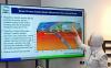 Kepala BMKG Dwikorita Karnawati memberikan penjelasan soal potensi gempa besar di Zona Megathrust yang bisa memicu tsunami. (Foto: MNC Media)