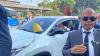 Paus Fransiskus Tinggalkan Kedubes Vatikan Menuju Bandara Soetta. (Foto: Danandaya/MNC Media)