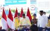 Presiden Jokowi meresmikan empat seksi Jalan Tol Sigli-Banda Aceh. (Hutama Karya)