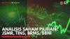 Analisis Saham Pilihan: JSMR, TINS, BRMS, BBNI,(Sumber: IDX CHANNEL)