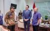 Menteri ATR/BPN Agus Harimurti Yudhoyono atau AHY membeberkan materi Sidang Kabinet Paripurna.