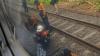 Rel KRL jurusan Pasar Minggu-Manggarai mengalami patah (Istimewa)