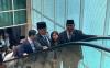 Menhan Prabowo Subianto menghadiri rapat kerja bersama Komisi I DPR RI di Kompleks Parlemen, Senayan, Jakarta Pusat, Rabu (25/9/2024).