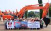 PT Hexindo Adiperkasa Tbk (HEXA) menyatakan, pangsa pasar alat berat Hitachi yang dijual oleh perseroan masih stabil. (Foto: Dok. Hexindo)