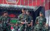 Persiapan puncak acara HUT ke-79 TNI yang digelar di silang Monas, Jakarta Pusat, mencapai 100 persen.