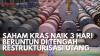 Saham KRAS Naik 3 Hari Beruntun di Tengah Restrukturisasi Utang. (Sumber : IDX Channel)
