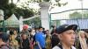 Warga Mulai Serbu Kawasan Monas demi Nonton Langsung Perayaan HUT TNI (foto riana)