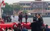 Kapolri Jenderal Listyo Sigit Prabowo menganugerahi Presiden Jokowi, medali kehormatan keamanan dan keselamatan publik Loka Praja Samrakshana. (Raka Dwi N/MPI)