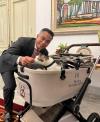 Gemasnya, Bobby Kucing Kesayangan Prabowo Ikut Masuk Istana. (Foto: MNC Media)