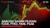 Analisis Saham Pilihan: TLKM, PTRO, PANI, PSAB,(Sumber: IDX CHANNEL)