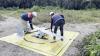 Penggunaan teknologi UAV LiDAR dalam pemetaan konstruksi Jalan Tol Trans Sumatera. (Foto: Hutama Karya)