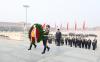 Prabowo Datangi Lapangan Tiananmen di China, Letakkan Karangan Bunga. (Foto: MNC Media)