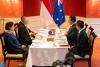 Prabowo dan PM Australia Bicarakan Dampak Kemenangan Donald Trump Terhadap Dunia. (Foto: MNC Media)