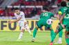 Marselino Ferdinan mencetak 2 gol ke gawang Arab Saudi pada laga Kualifikasi Piala Dunia 2026 Zona Asia di SUGBK, Jakarta, Selasa (19/11/2024). (Foto: Aldhi C)