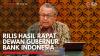 Hasil Rapat Dewan Gubernur Bank Indonesia,(Sumber: IDX CHANNEL)