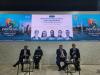 Anggota VI BPK Fathan Subchi (kedua dari kanan) dalam sesi diskusi Paviliun Indonesia COP29 di Baku, Azerbaijan, pekan lalu. (Foto: Istimewa)