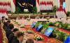 Presiden Prabowo Subianto mengajak sejumlah pengusaha dari Amerika Serikat untuk sarapan siang atau brunch di Istana Negara,