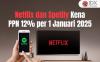 Netflix dan Spotify Kena PPN 12% per Januari 2025