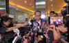 Mantan Menkominfo Budi Arie Setiadi selesai menjalani pemeriksaan di Bareskrim Polri. (Riana Rizkia/MPI)