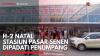 H-2 Natal Stasiun Pasar Senen Dipadati Penumpang,(Sumber: IDX CHANNEL)