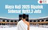 Biaya Haji 2025 Dipatok Sebesar Rp93,3 Juta