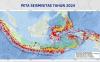 BMKG mencatat 7.358 gempa bumi mengguncang Indonesia sepanjang 2024.