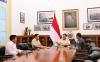 KSAD Jenderal Maruli Simanjuntak menghadap Presiden Prabowo Subianto di Istana Kepresidenan, Jakarta.