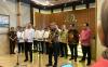 Ketua KPK Setyo Budiyanto dan pimpinan lainnya menemui Jaksa Agung ST Burhanuddin di Kantor Kejagung RI, Jakarta Selatan.  (Ari Sandita/MNC Media)