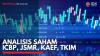 Analisis Saham ICBP, JSMR, KAEF, TKIM. (Sumber : IDX Channel)