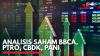 Analisis Saham BBCA, PTRO, CBDK, PANI. (Sumber : IDX Channel)