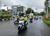 Jasa Marga terapkan contraflow di Tol Jagorawi ke arah Puncak, Jawa Barat, pada Kamis (3/4/2025). 