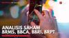 Analisis Saham BRMS, BBCA, BBRI, BRPT,(Sumber: IDX CHANNEL)