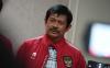 Pelatih Timnas Indonesia U-20, Indra Sjafri mengaku bertanggung jawab usai timnya tersingkir dari Piala Asia U-20 2025. (foto: MNC Media)