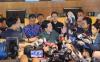 Menteri BUMN, Erick Thohir buka suara soal dugaan korupsi minyak mentah di tubuh Pertamina Group. (Foto: MNC Media)