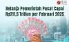 Belanja Pemerintah Pusat Capai Rp211,5 Triliun per Februari 2025
