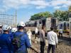 Angkutan Lebaran Dipastikan Tak Terdampak Kebakaran Gerbong Kereta di Stasiun Tugu (foto erfan erlin)