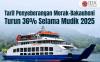 Tarif Penyeberangan Merak-Bakauheni Turun 36 Persen selama Mudik 2025