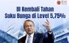 BI Kembali Tahan Suku Bunga di Level 5,75 Persen