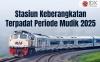 Daftar Stasiun Keberangkatan KA Terpadat saat Mudik 2025