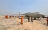 Pesawat Boeing 737-800 TNI Angkatan Udara dengan nomor registrasi A-7309 dari Skadron Udara 17 Lanud Halim Perdanakusuma berhasil mendarat di Bandara Naypyidaw,